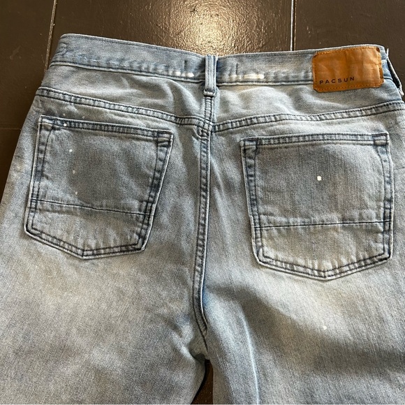 Men's PACSUN Stacked Skinny Distressed Jeans 32/30 - Picture 9 of 11